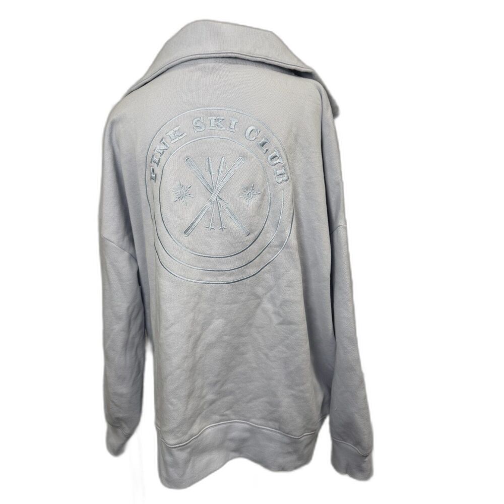 PINK by Victoria’s Secret Pullover Sweatshirt Size 2XL XXL Powder Baby Blue NWT - Picture 5 of 7
